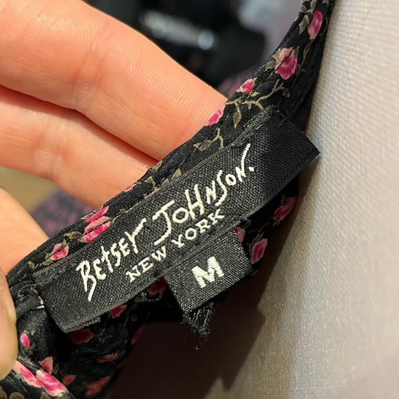 Vintage Betsey Johnson silk dress size M - Picture 5 of 8